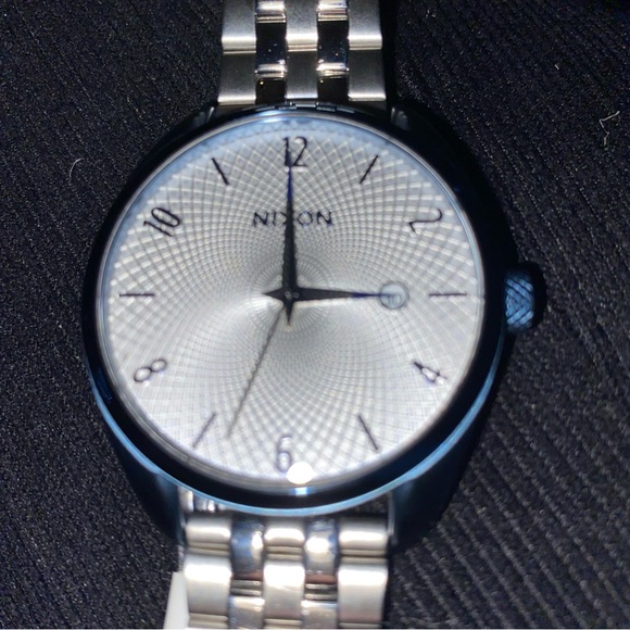 Nixon Bullet Navy -Silver / Antique Look Watch A418 1849 main image 4